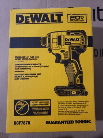 Dewalt 20v brushless driver (New) 1