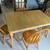 SOLID WOOD KITCHEN TABLE AND FOUR WOODEN CHAIRS -EUC 3 thumbnail