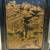 PHENOMENAL PAIR OF LARGE ANTIQUE WOOD CARVED AND PAINTED DOORS 12 thumbnail