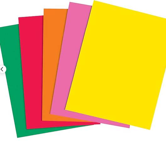 8.5x11 Ream -Hammermill Color Copy paper - every color in the rainbow! 1