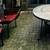 FREE heavy duty quality patio table w/giant umbrella and 2 sidetables 2 thumbnail
