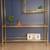 Mid century milo style Brass shelving, etegere 3 thumbnail