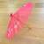 Pink Hand painted Floral Parasol 2 thumbnail