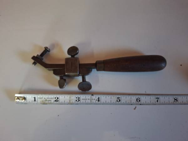 ABEL STILLMAN Patent 1848 Saw Set Carpenter Woodworker Tool 1