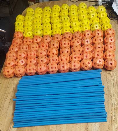 Obuby Stem Stick Toys - Kids Fort Building Construction Kit 198 Pieces 1