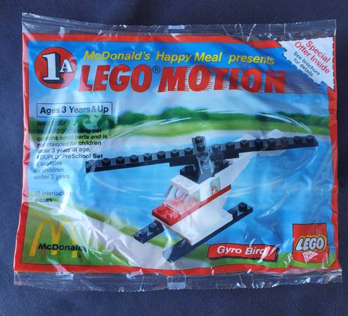 Juguetes Lego de McDonald's Happy Meal de 1989, lote de 2, nuevos - $10 (Tacoma)63439433835139123