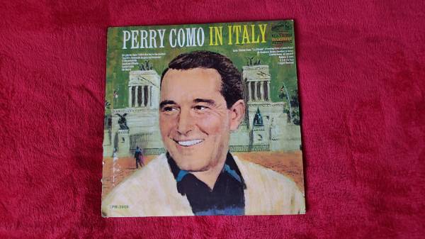 LP Record Vinyl Perry Como in Italy 1