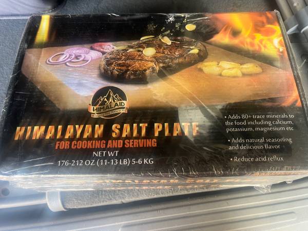 Himalayan Cooking Salt Block - NEW - EACH - 11-13 LBS - link below 1