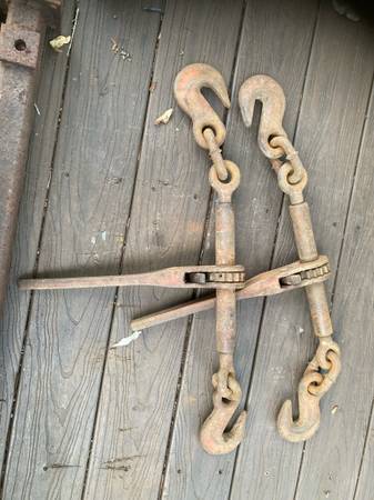 lebus usa 1/2-5/8 ratchet chain load binder 13k working load 1