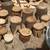 RUSTIC GARDEN STOOLS AND WOOD ROUNDS 1 thumbnail