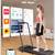 4 in 1 Folding Treadmill with 9% Incline, TOPUTURE Treadmills for Home & Office, 7 thumbnail