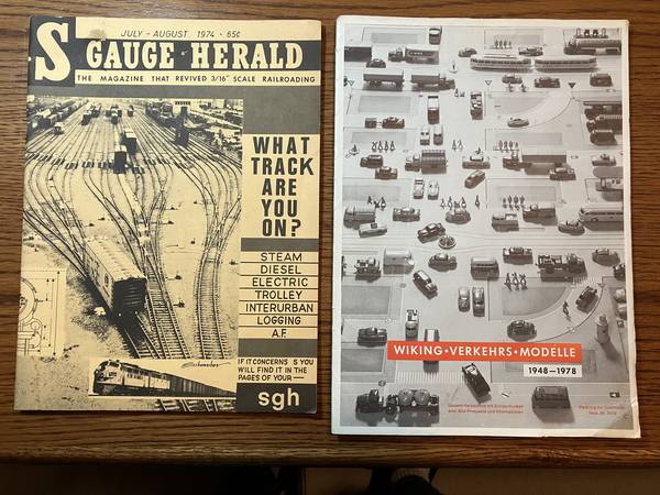 S Gauge Magazines and Catalogs 1