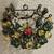 Set of 2 Green & Yellow Balls & Beads Hanging Tea Light Holders 4 thumbnail