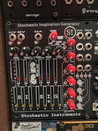 Stochastic Inspiration Generator - Eurorack Sequencer - musical