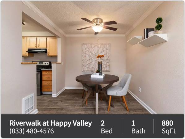 $1,526 / 2br - 880ft2 - ¡TV GRATIS- PREGÚNTANOS CÓMO- ¡6 SEMANAS GRATIS! 🏠 (Happy Valley)63841708584323120