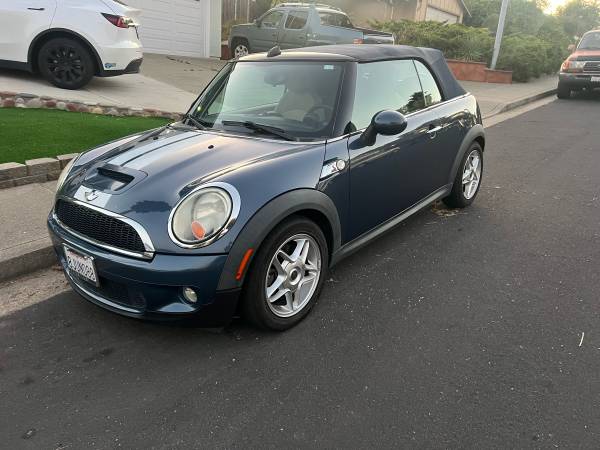 2010,mini cooper,s turbo,convertible,clean title,current,reg,smog,low miles,64,k - $7,650 (Hercules)63469907398147120