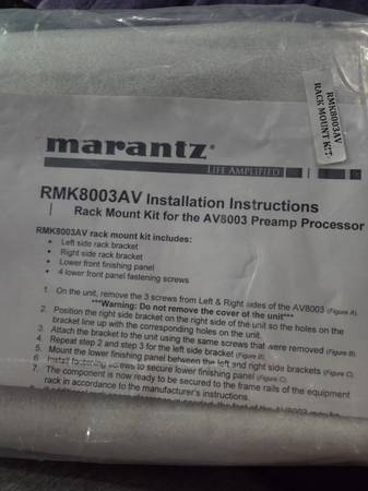 MarantzRMK8003AV Rck mount kit 1