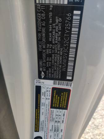 2012 MINI Hardtop Cooper S Hatchback 2D - $4,500 (Hyde Park)63469914063489122