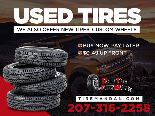 Affordable Used Tires!$0-49 Down| Easy Financing, No Hard Credit Check 1