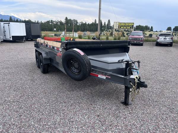 2026 Horizon 7' X 14' Dump Trailer (14k, Sky Gray) 1