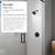 Brondell Nebia Yuba Fixed Shower Head, 5- Setting, Precision Nozzle 2 thumbnail