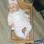 custom HANDMADE  baby doll rocking cradle Vintage mandarin 4 thumbnail