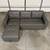 New Gray Leather Couch / Sofa Bed Sectional with Chase (Can Deliver) 3 thumbnail