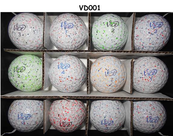** PRICE REDUCED ** Vice Drip golf balls 1 dozen - used 1