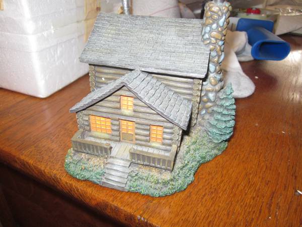 Terry Redlin Cabin    Golden retreat Cabin 1