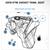 2019 KTM 350xc-f OEM gas tank (natural) 9 thumbnail