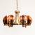 Vintage Mid Century Concave Lucite Disc Chandelier 2 thumbnail