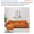 Modern Orange Couch/Sofa for sale 1 thumbnail