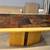 Scandinavian design contemporary dining table stone and wood 1 thumbnail