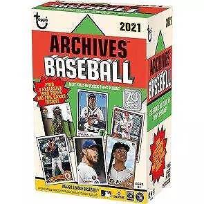 2021 Topps ARCHIVES BASEBALL Blaster Box Factory Sealed 56 Cards HOT! 1