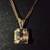 14k Natural 6ct BiColor Tourmaline Pendant Necklace 4 thumbnail