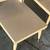 Vintage Mid Century Tiered End Table Set of 2 Blonde finish MCM 13 thumbnail