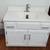 36" White Vanity with cultured marble top and faucet hardware 1 thumbnail
