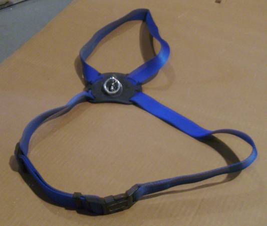 Size Right Adjustable Blue Dog Harness / Collar 1