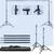 Limo Studio Portable Backdrop Kit w/Poles, Tripods, 6x9 Chromakey Scre 4 thumbnail