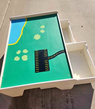 Kids Play Table with Storage 1