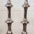Pair of Black & Silver Candleholders 1 thumbnail