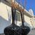 1970s BRUTALIST - INDUSTRIAL LARGE CONTEMP MODERN METAL SCULPTURE VASE 1 thumbnail