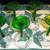 5 Long EMERALD GREEN Stem Glasses JG Durand LUMINARC France 1980's 2 thumbnail