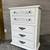 Farmhouse Chest /tall dresser white distressed  (Banner) 1 thumbnail
