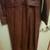 Leather long coat ladies sz 12 vintage circa 60's 6 thumbnail