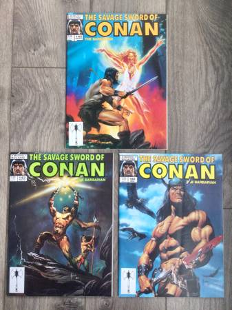 Marvel Comics Savage Sword Conan 1987 Lot 1