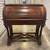Antique walnut rolltop barrel desk 2 thumbnail