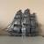 Metal / cast iron ? / pewter ? Sailing ship boat decor 6 thumbnail