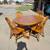 Big Beautiful Solid Oak 5 Piece Cochrane Dining Set 5 thumbnail