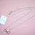 NIC & SYD Infinity Necklace Swarovsky Crystal Silver Plated New NIB 4 thumbnail